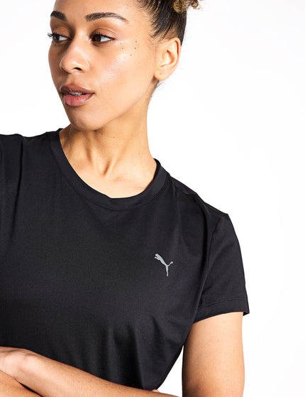 PUMA Studio Sheer Fashion Tee - Blackimages3- The Sports Edit