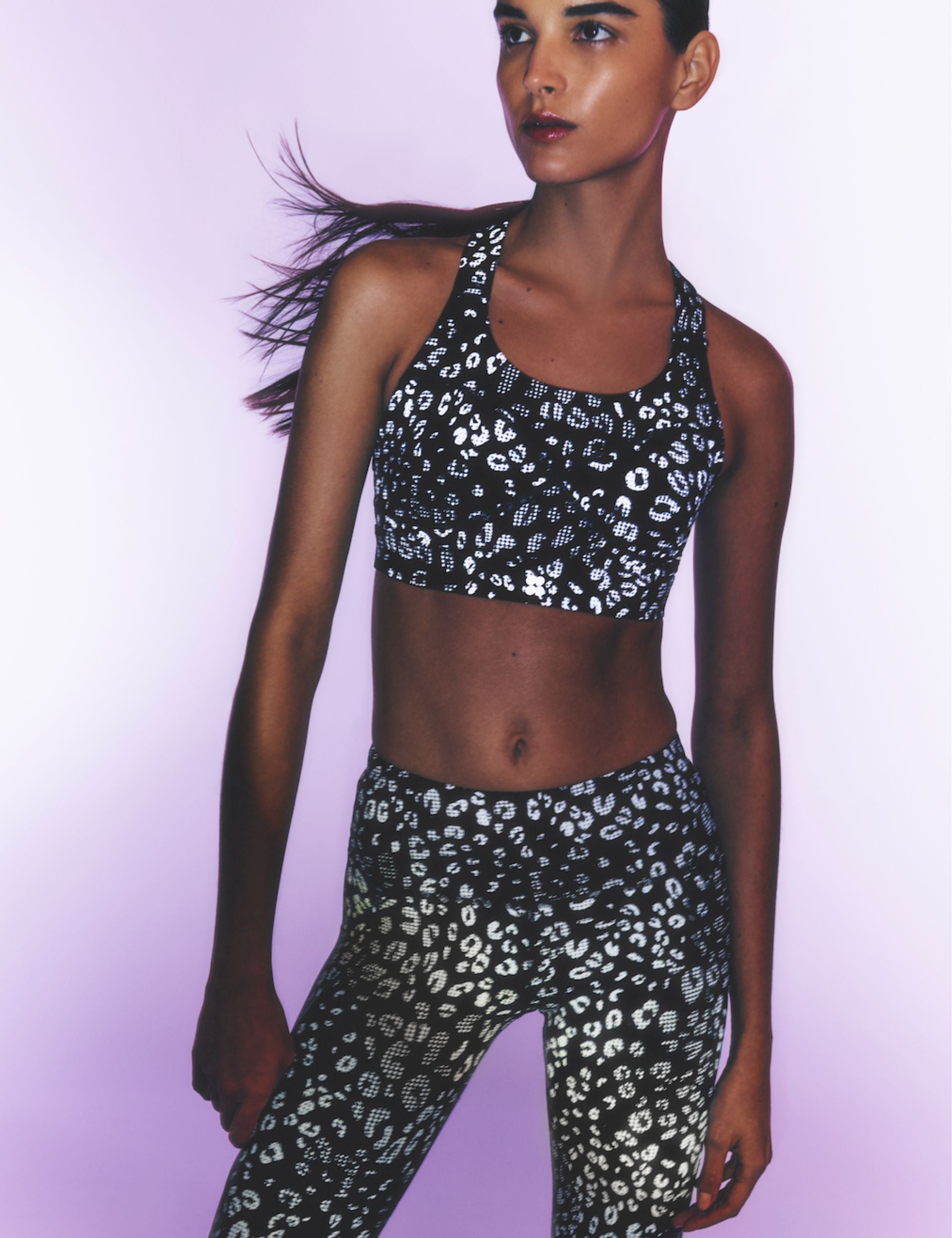 Nike Dri-FIT Swoosh Leopard Shine Sports bra Women