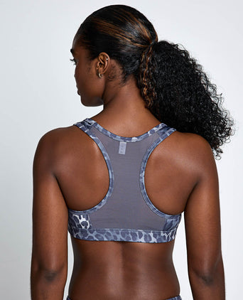 4Keeps Medium Support Sports Bra- Inky Depths