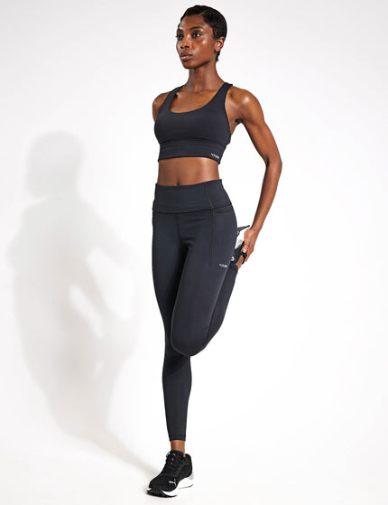 PUMA 4Keeps Evolve Training Longline Bra - Blackimages4- The Sports Edit