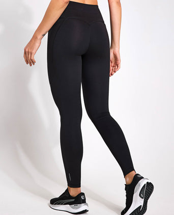 Cloudspun High Waisted Full-Length Tights - Black