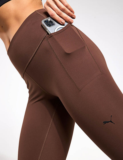 PUMA Cloudspun High Waisted Full-Length Tights - Espresso Brownimages3- The Sports Edit