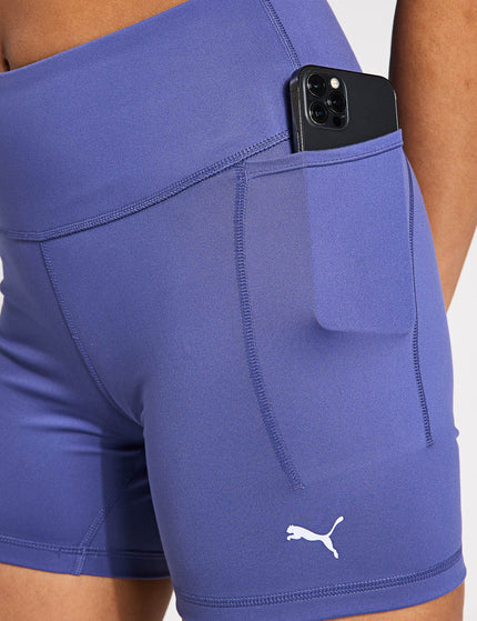 PUMA Cloudspun High Waisted 5" Tight Shorts - Blue Crystalimages3- The Sports Edit