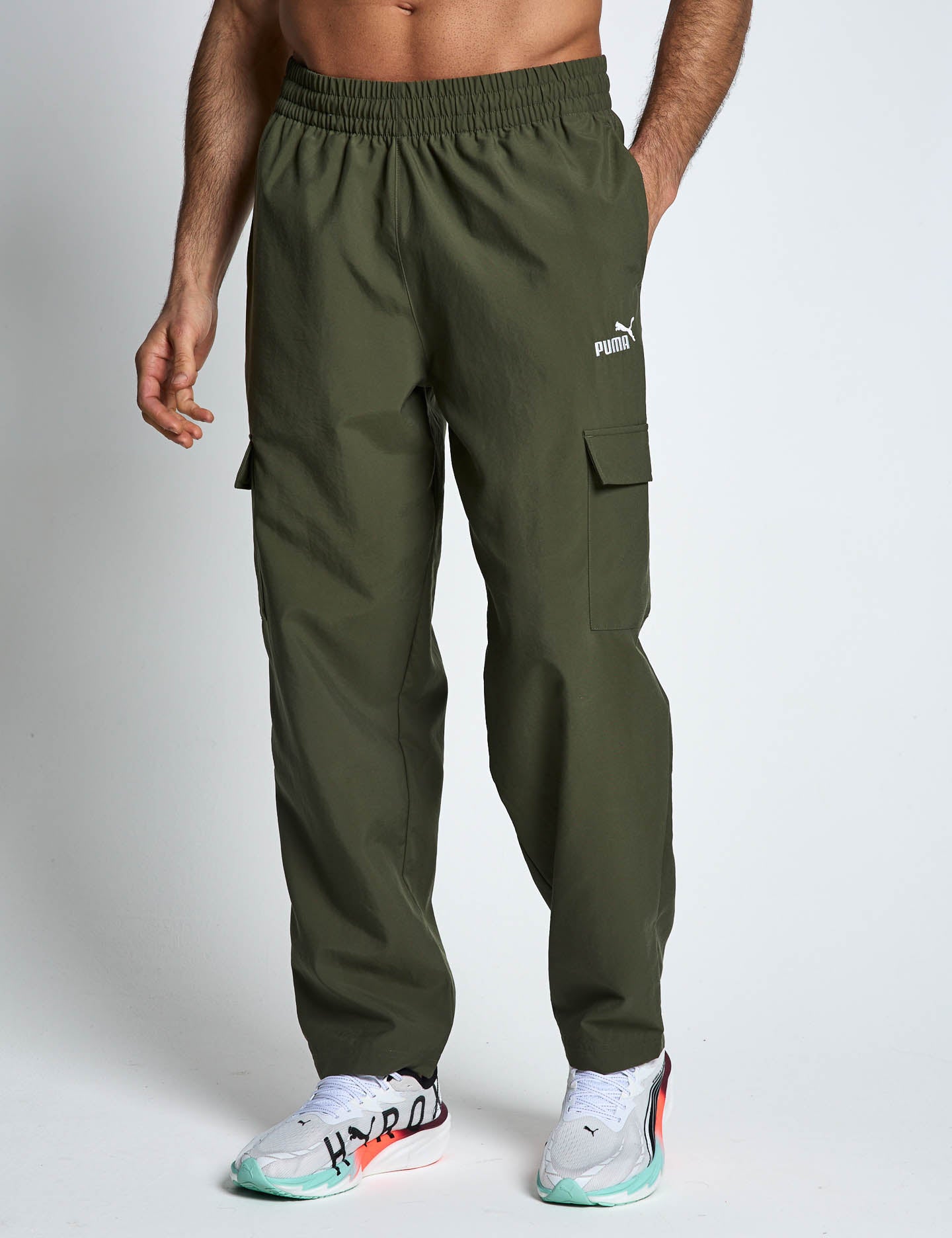 Essentials No. 1 Logo Woven Cargo Pants Loden