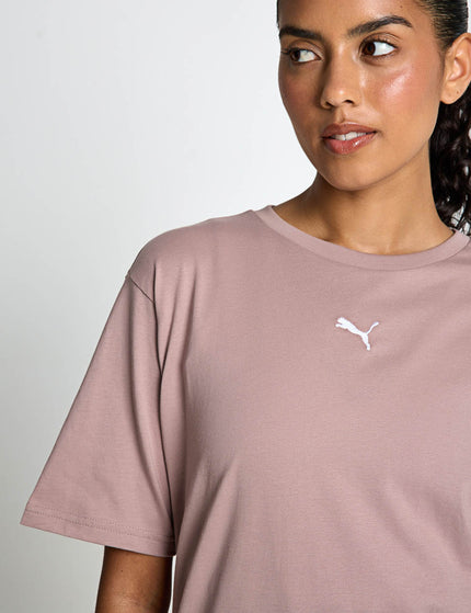 PUMA Essentials Relaxed Tee - Sandstoneimages4- The Sports Edit