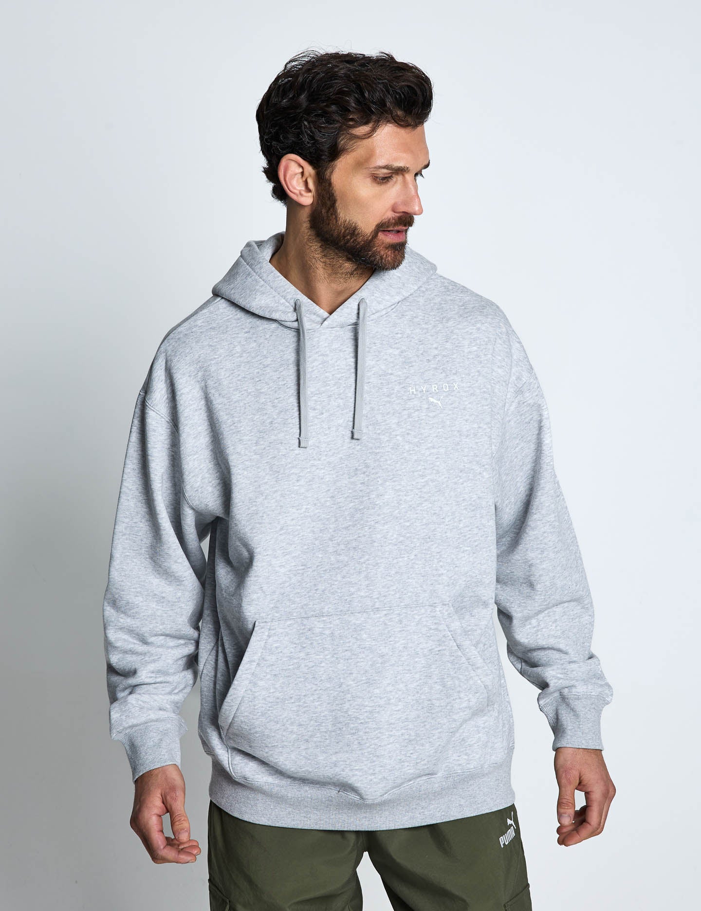 x Hyrox World Hoodie Light Gray Heather