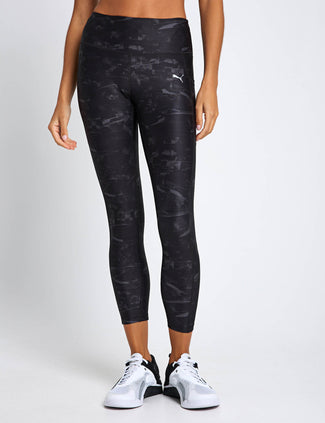 Run Velocity Print Tights - Black