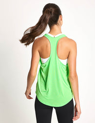 Reebok | Reebok Chill Athletic Tank Top - Solar Lime | The Sports Edit