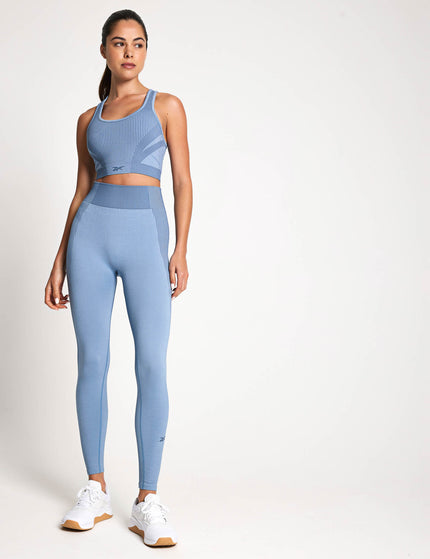 Reebok RBK-Lab Seamless 7/8 Leggings - Upgrade Blueimages5- The Sports Edit