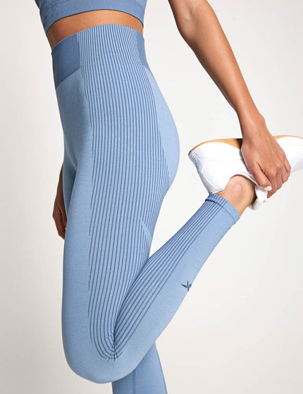 Reebok RBK-Lab Seamless 7/8 Leggings - Upgrade Blueimages4- The Sports Edit