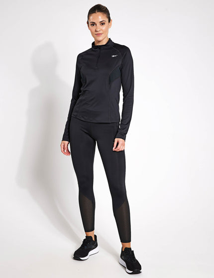 Reebok Running 1/4 Zip - Night Blackimages3- The Sports Edit