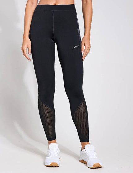 Reebok Running Printed Leggings - Night Blackimages3- The Sports Edit