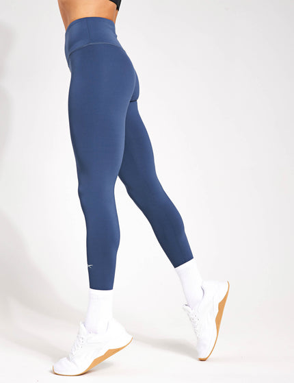 Reebok Active Collective Dreamblend 7/8 Leggings - East Coast Blueimages4- The Sports Edit