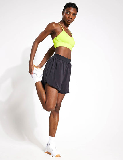 Reebok Workout Ready Sports Bra - Acid Yellow/Whiteimages4- The Sports Edit