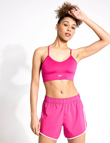 Reebok Workout Ready Sports Bra - Semi Proud Pinkimages3- The Sports Edit