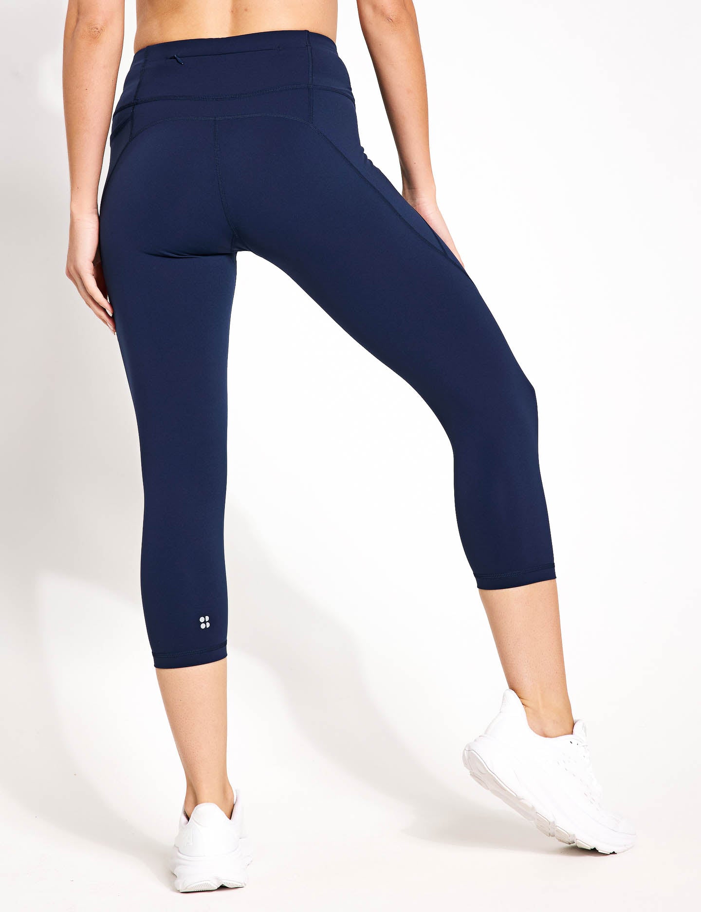 Sweaty Betty Power Cropped Gym Leggings -Navy Blue The