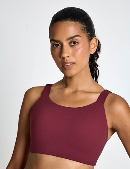 Sweaty Betty Runner's High High Support Sports Bra - Merlot Redimages1- The Sports Edit