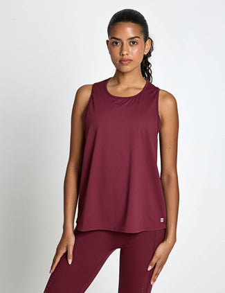 Runner's High Tank - Merlot Red