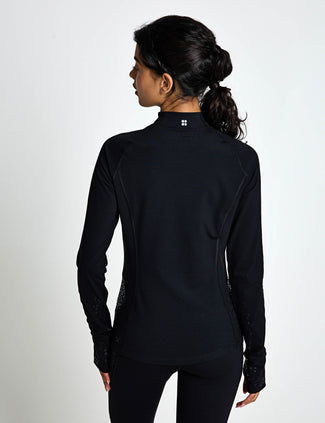 Ultimate Studio Grippy Half Zip - Black