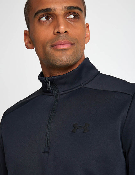 Under Armour Armour Fleece 1/4 Zip - Black/Blackimages3- The Sports Edit