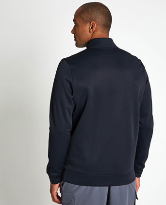 Armour Fleece 1/4 Zip - Black/Black