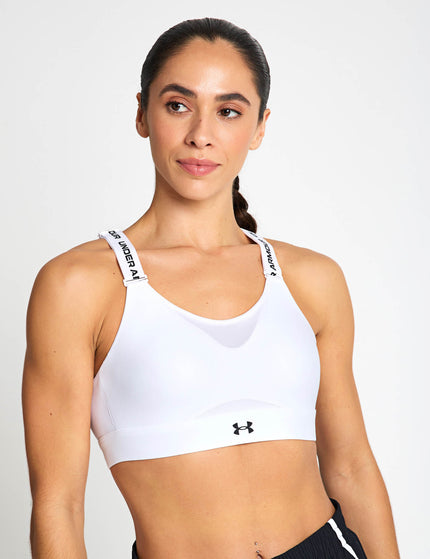 Under Armour Infinity 2.0 High Sports Bra - Whiteimages5- The Sports Edit