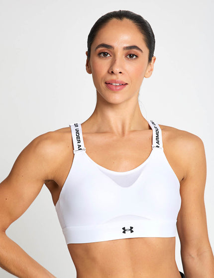 Under Armour Infinity 2.0 High Sports Bra - Whiteimages1- The Sports Edit