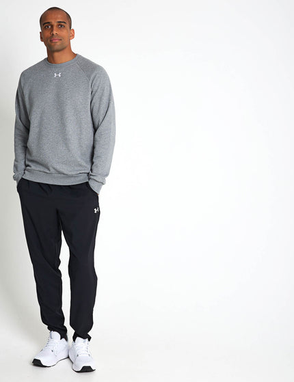 Under Armour Rival Fleece Crew - Castlerock/Light Heatherimages4- The Sports Edit