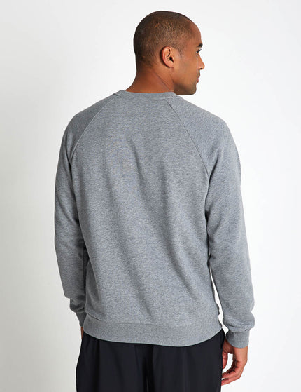 Under Armour Rival Fleece Crew - Castlerock/Light Heatherimages2- The Sports Edit