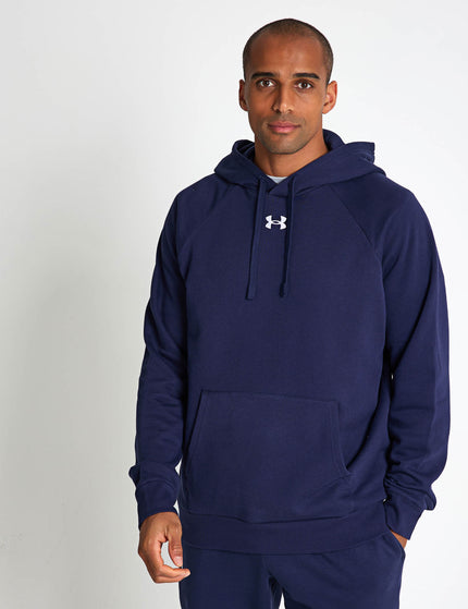 Under Armour Rival Fleece Hoodie - Midnight Navy/Whiteimages1- The Sports Edit