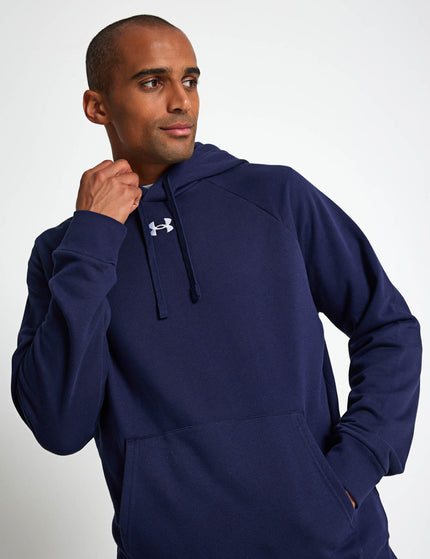 Under Armour Rival Fleece Hoodie - Midnight Navy/Whiteimages5- The Sports Edit