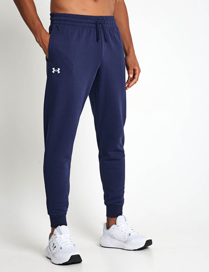 Under Armour Rival Fleece Joggers - Midnight Navy/Whiteimages1- The Sports Edit