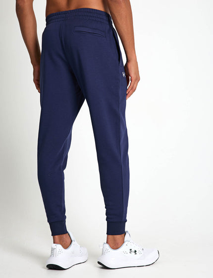 Under Armour Rival Fleece Joggers - Midnight Navy/Whiteimages2- The Sports Edit