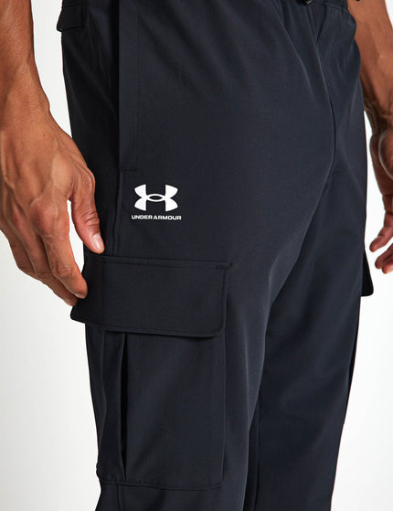 Under Armour Vibe Woven Cargo Pants - Black/Whiteimages3- The Sports Edit