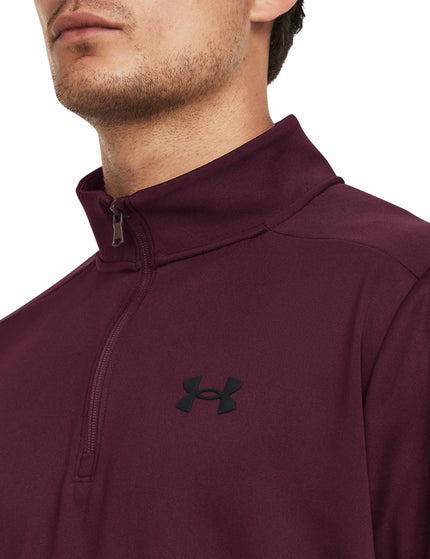 Under Armour Armour Fleece 1/4 Zip - Dark Maroon/Blackimages4- The Sports Edit