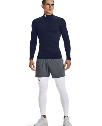 ColdGear Armour Comp Mock - Midnight Navy/White