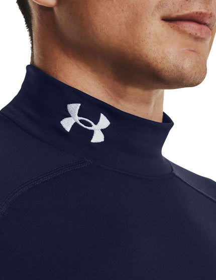 Under Armour ColdGear Armour Comp Mock - Midnight Navy/Whiteimages2- The Sports Edit