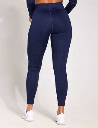 ColdGear Leggings - Midnight Navy/White