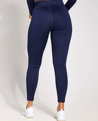 ColdGear Leggings - Midnight Navy/White