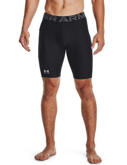 Under Armour HeatGear Armour Long Shorts - Black/Whiteimages1- The Sports Edit