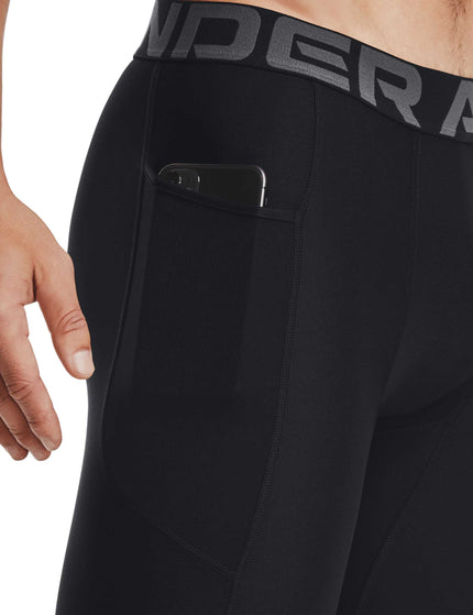 Under Armour HeatGear Armour Long Shorts - Black/Whiteimages2- The Sports Edit