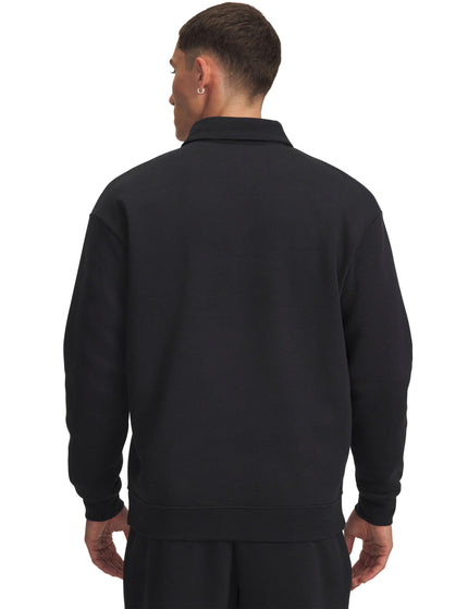 Under Armour Icon Fleece 1/4 Zip - Black/Blackimages2- The Sports Edit