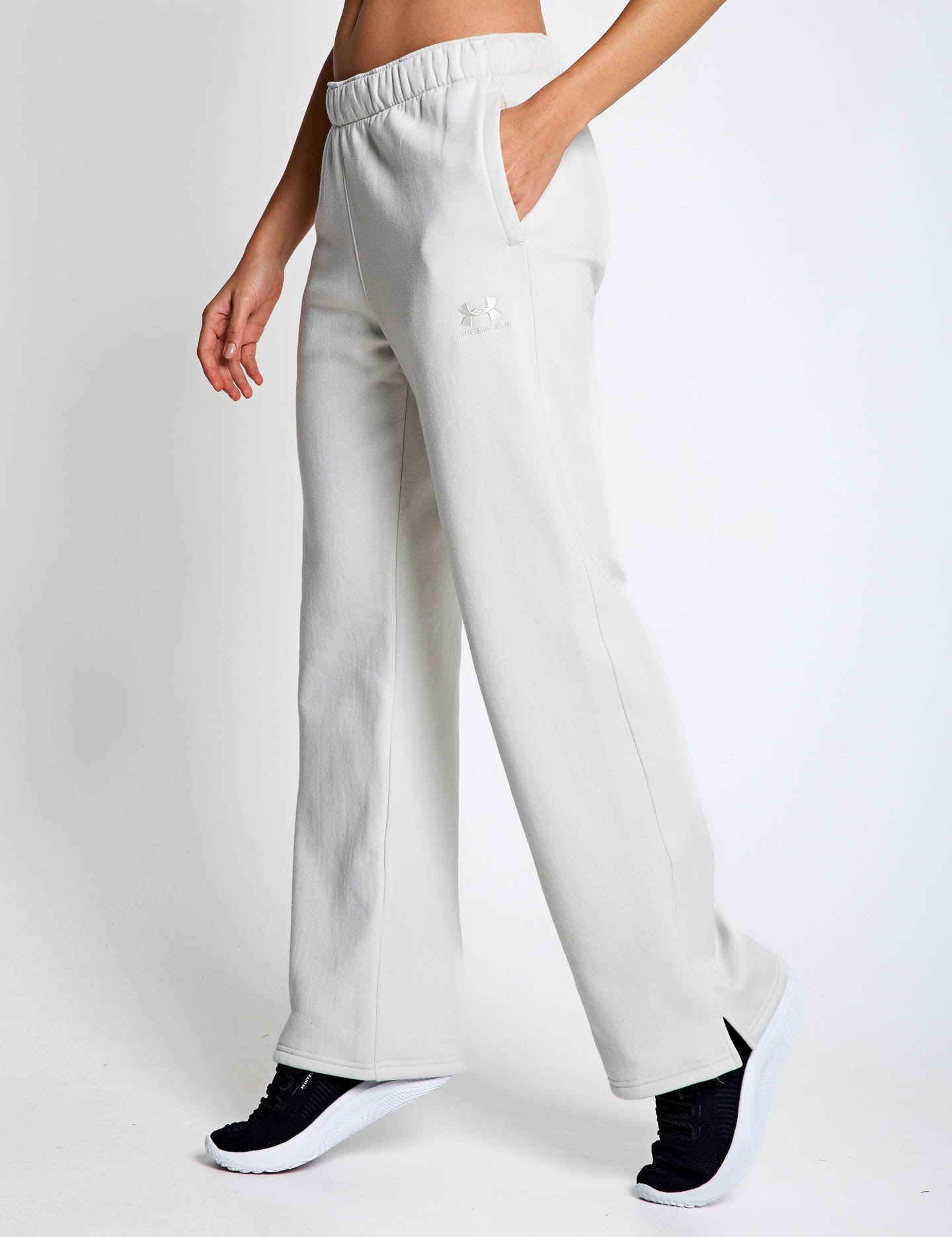 Under Armour Icon Vida Fleece Pants Summit White The Sports Edit