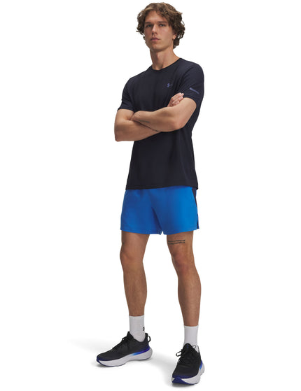 Under Armour Launch 5'' Shorts - Blue Atlantis/Washed Navy/Reflectiveimages2- The Sports Edit