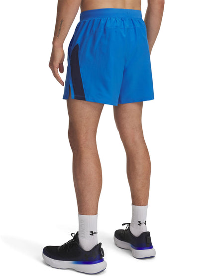 Under Armour Launch 5'' Shorts - Blue Atlantis/Washed Navy/Reflectiveimages3- The Sports Edit