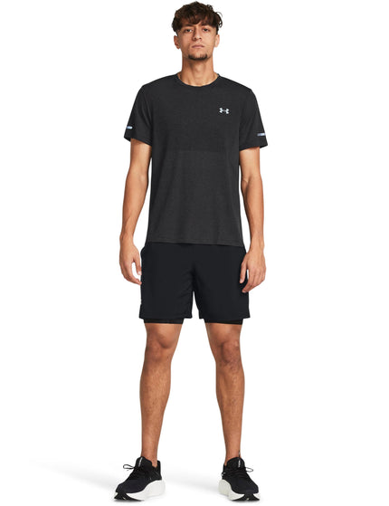 Under Armour Launch 7'' 2-In-1 Shorts - Black/Black/Reflectiveimages4- The Sports Edit