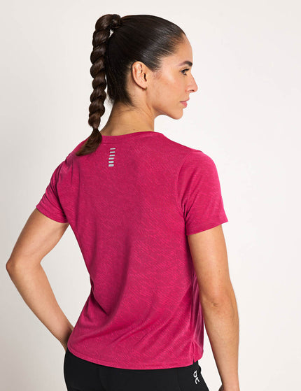 Under Armour Launch Camo Short Sleeve - Shaded Fuchsia/Reflectiveimages2- The Sports Edit