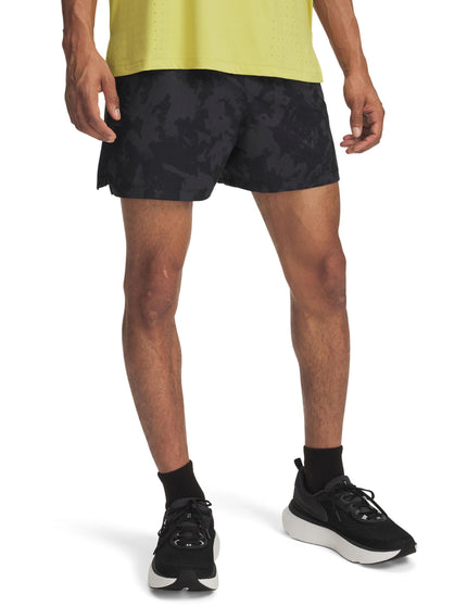 Under Armour Launch Pro Printed 7" Shorts - Anthracite/Black/Reflectiveimages1- The Sports Edit