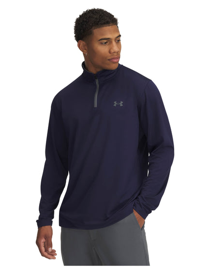 Under Armour Matchplay 1/4 Zip - Midnight Navyimages1- The Sports Edit
