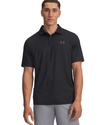 Matchplay Printed Polo - Black/Anthracite/Pitch Gray